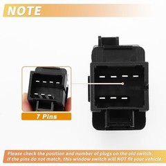 Passenger Power Window Switch 25828894 for Chevy Impala 2009-2013 Front Right