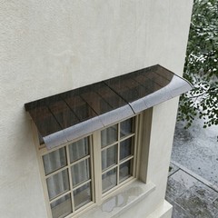 2pcs Window&Door Awnings Canopy Rain/Snow Protection Awnings for Outside Patio