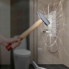 2M x 50CM Safety Security Window Film Clear Glass Protection Anti Shatter