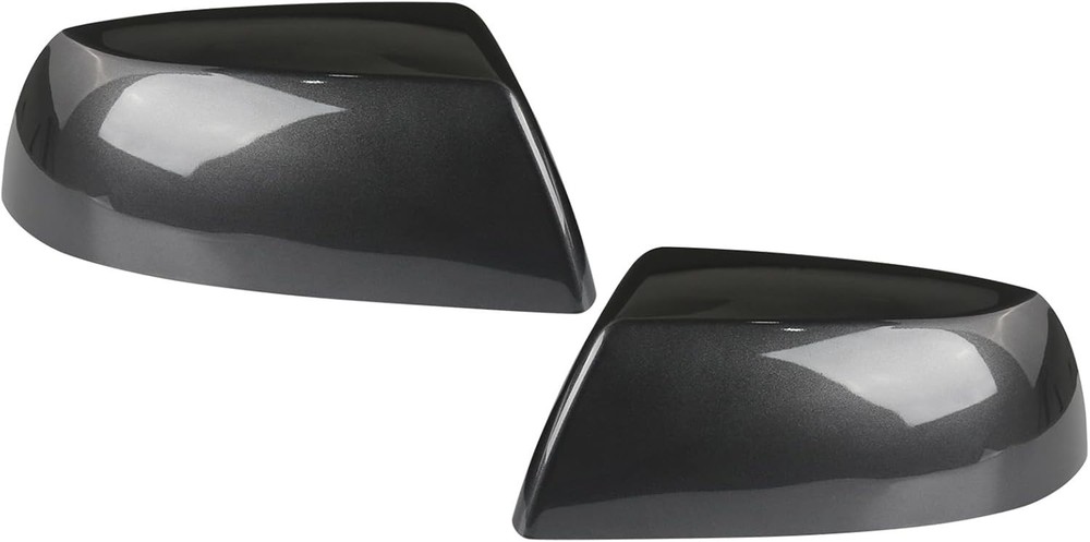 Gray Outer Rear View Mirror Cover Cap Front Driver Passenger Side for TGray