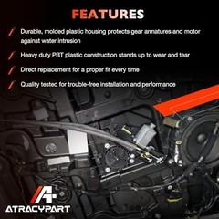 742-720 Front Left Driver Side Power Window Lift Motor with Anti-Clip Function