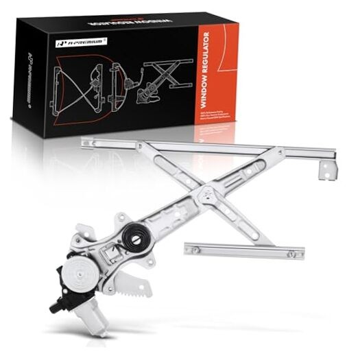 Power Window Regulator with Motor Front Driver Side Compatible with Honda