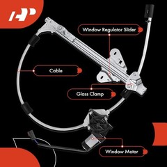 Power Window Regulator with Motor Front Passenger Side Front Passenger(RH)