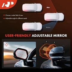 Driver Side Power Door Mirror – Compatible with Mazda 3 2014 2015 2016 – Non
