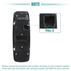 Front Left Window Switch for Chrysler Town & Country 2008-2009 Dodge Grand Carav