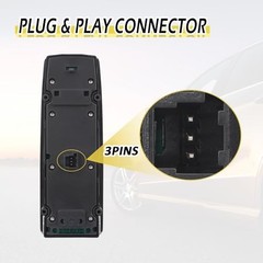 Front Driver Side Power Window Switch Master Control Button Compatible with