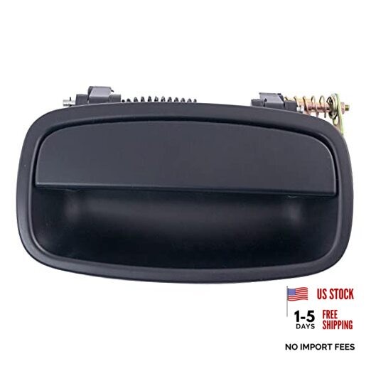 Rear Left Exterior Door Handle Black Drivers Side Compatible with 1995-2002