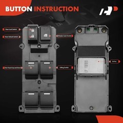 Master Power Window Switch Compatible with Honda Accord 2013 2014 2015 2016