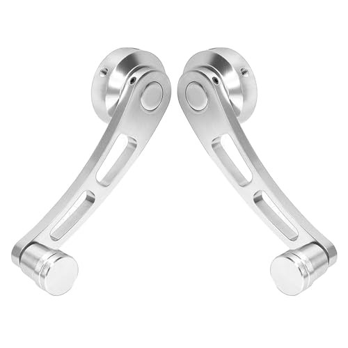 Window Handle Replacement, 2pcs Alloy Window Handle Riser Winder Crank Fit