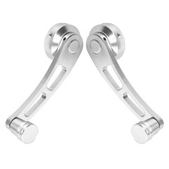 Window Handle Replacement, 2pcs Alloy Window Handle Riser Winder Crank Fit