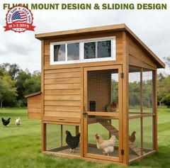 2 Pack Shed Windows, 10″x 18″ White Sliding Window Suitable for Chicken Coop, sh
