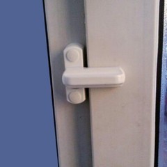 4X UPVC Window Door Safety Security Restrictor Sash Jammer Latch Lock White 2025