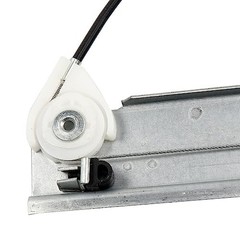 Driver Side Power Window Regulator With Motor Front Left Black/White