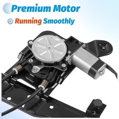 Rear Driver Side Window Regulator with Motor Compatible with 2000-2007 Chevy …