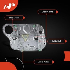 Power Window Regulator with Motor Compatible with Hyundai Front Passenger Side