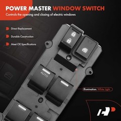 Master Power Window Switch Compatible with Honda Accord 2013 2014 2015 2016