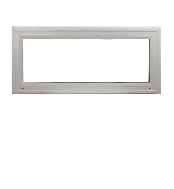 Double Pane Transom Window 36″ x 16″ Vinyl Windows Argon Gas DP50 Non-Opening Lo