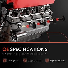 Ignition Coils Pack Compatible with Mitsubishi Endeavor 2004-2008 Galant 6