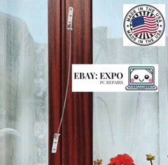 Anti-drop Wire Rope Window Safety Security Device Baby Child Stainless 🇺🇸 Made