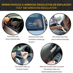 Front Right Window Regulator Assembly w/Motor Compatible with Passenger Side