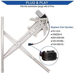 Front Driver Side Power Window Lift Regulator With Front Left Driver Side