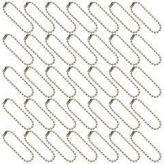 50Pcs Iron Ball Chain Connectors for Jewelry Craft DIY Keychain Bronze Finish