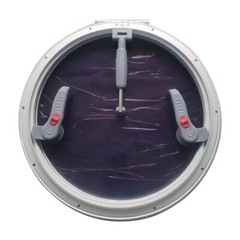 ISURE Round Boat Portholes Sunroofs Aluminum Alloy Edges Tempered Glass Windows