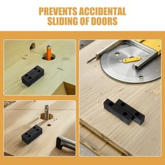 Reusable Nylon Plastic Window Stopper Locks for Sliding Doors and Windows