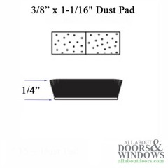 Check Rail Adhesive Back Weatherstrip, 3/8 x 1-1/16″ w/ Fin Seal – Gray
