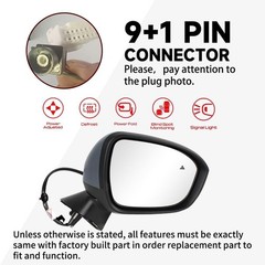 Passenger Side Reverse Mirror Assembly fit for Mitsubishi Outlander 2022 2023 20
