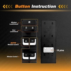 Kia Sportage Window Control Switch – 1 AUTO Power Window Switch for 2017-2019