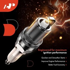 Iridium Platinum Spark Plugs Set of 4 for Mini Cooper 2007-2015 OEM Fit