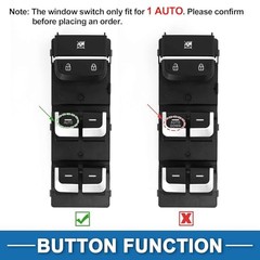 Power Window Switch No.93571D4010 Front Left Driver Side Window Control Switch