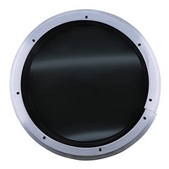 CRL 11035S 12″ Dark Tinted Round Porthole Window Tinted Tempered Glass for