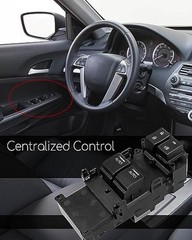 Upgrade Power Window Master Switch Left Driver Side Fit for Honda Accord Coupe