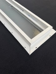 Made in the USA Kinro 36×8 Fixed Glass Double Pane Vinyl Window Obscured Glass