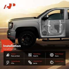 Electric Power Window Regulator Without Motor Compatible with Ford Mustang