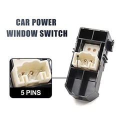 Passenger Side Power Window Switch 84810-60050 Replacement for Toyota Land
