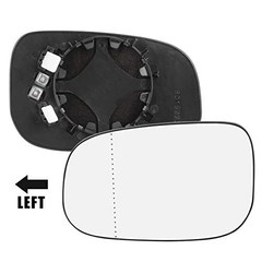 Mirror Glass Heated with Backing Plate Driver Side LH Left Side Rear View