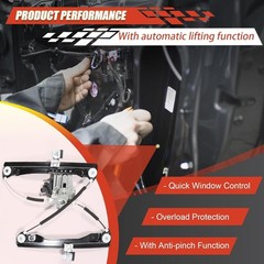 Power Window Regulator Driver Side （7pins） Compatible with Chevy Cruze 748-974
