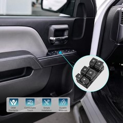 Driver Power Window Switch for 2015 Chevrolet Silverado & GMC Sierra 2014-2019