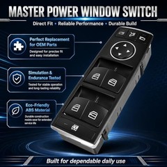 2049055402 Master Power Window Switch Button Front Driver Side Compatible with