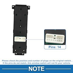Power Window Switch Front Left Driver Side Window Control Switch for Hyundai