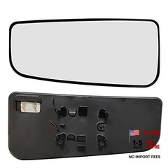 Driver Left Side View Lower Wind Mirror Glass Fits for 2015 Heated- Driver Side