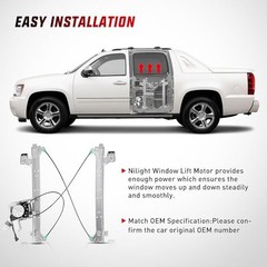 Side Power Window Regulator/Motor Compatible with 2001 741-578 Rear Driver