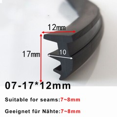 Rubber Window Door Gasket Seal Strip Glass Fixed Repair Seal Waterproof Layer