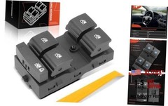 Front Left Driver Side Power Window Switch – Compatible with Cadillac SRX