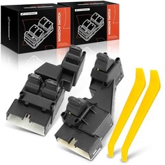 Driver and Passenger Side Power Window Switch Compatible with Dodge Ram 1500