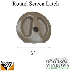 Andersen Round Screen Latch – Stone