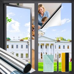 Bloss One Way Privacy Window Film, Privacy Film for Glass Windows, Self-Adhes…